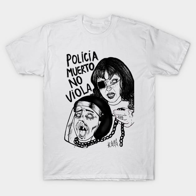 POLICÍA MUERTO T-Shirt by CAOS Y NICOTINA